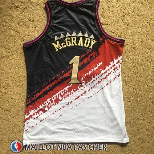 Maillot Tornto Raptors Tracy Mcgrady Mitchell & Ness Noir Rouge
